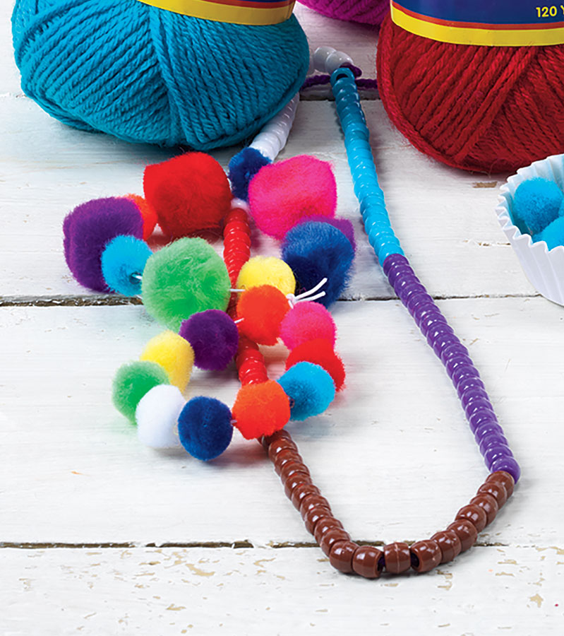 100th Day Colorful Counting Necklace