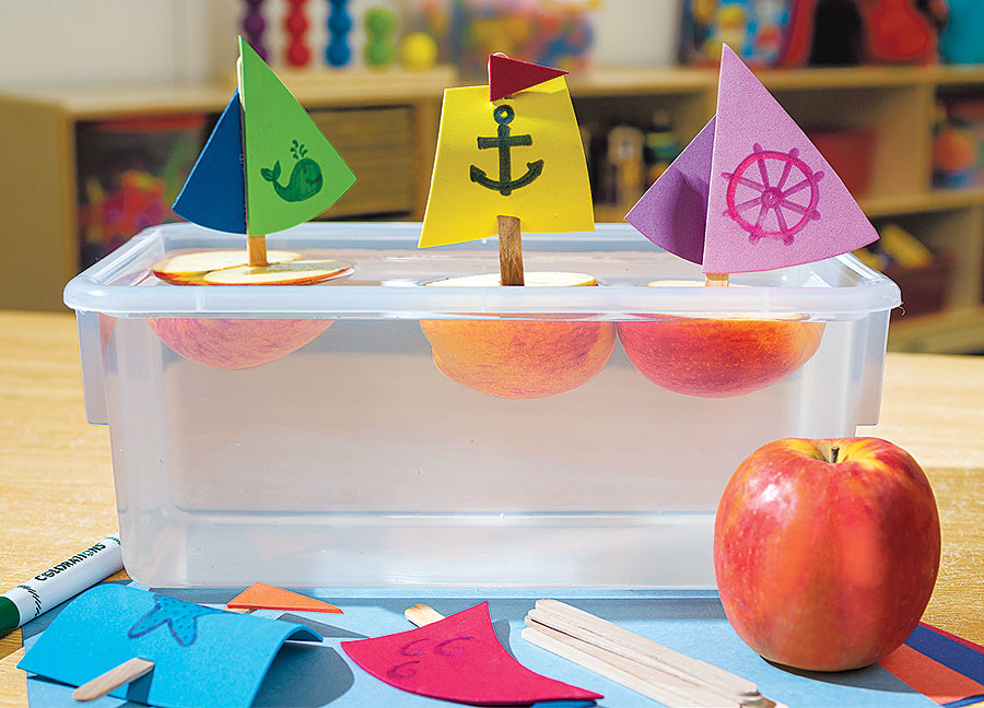 Float The Apple Boat Creative Activity