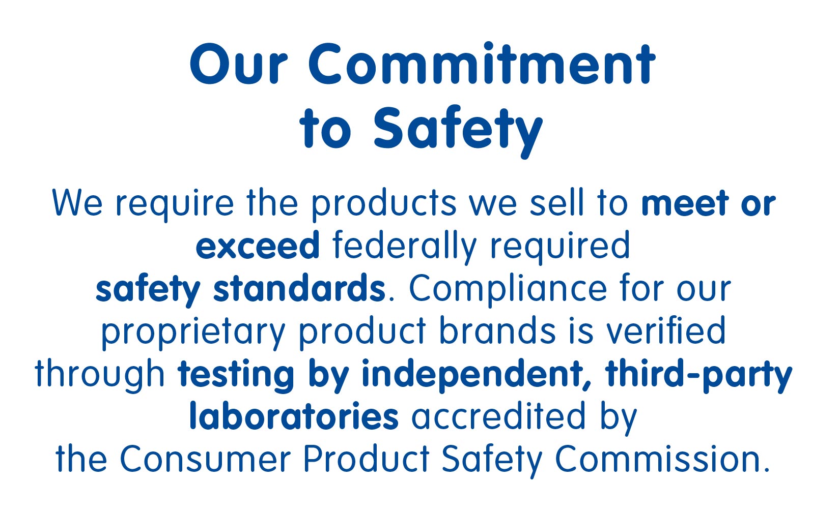 Commitment Base Safety Product Safety