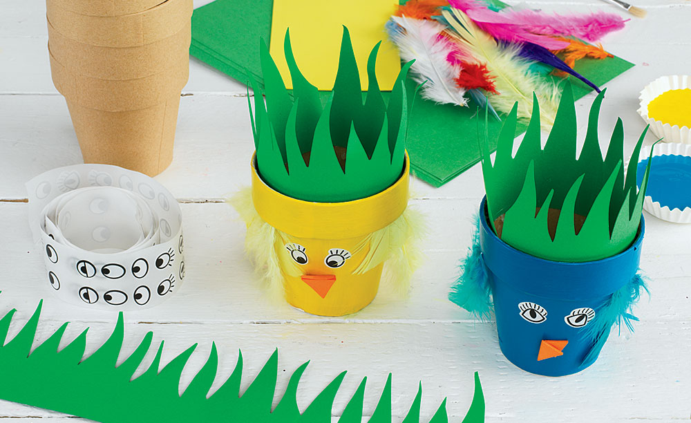 Blue Bird Chick Creative Craft Activity for Easter