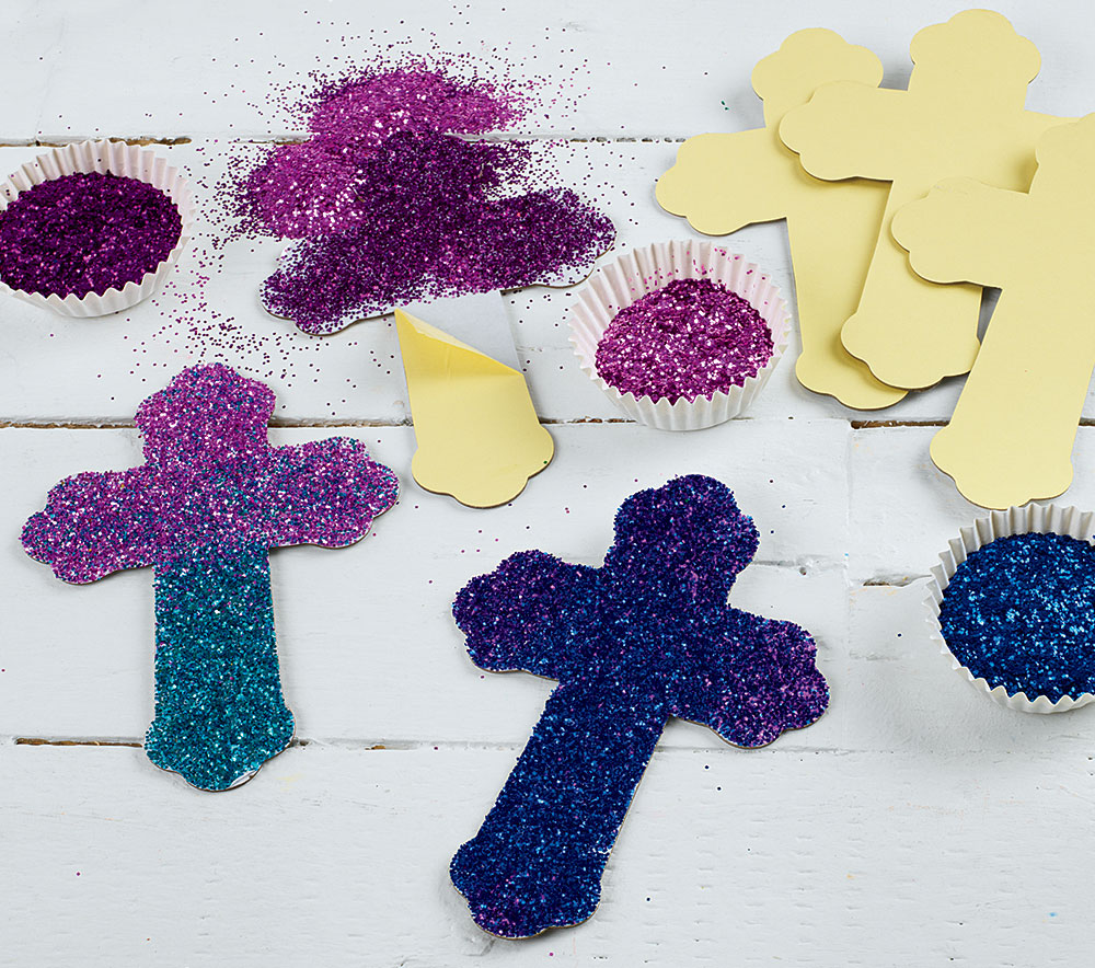Dazzling Crosses Creative Craft Activity for Easter