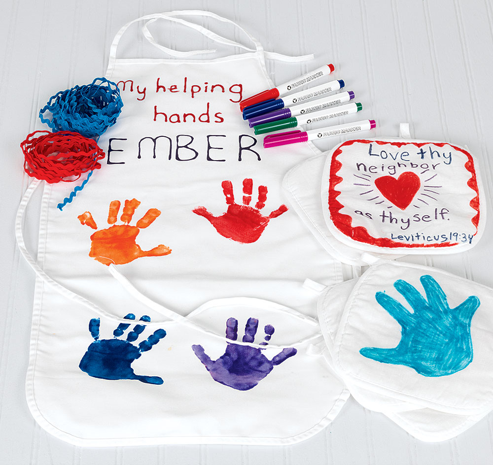 Helping Hands Apron and Potholder