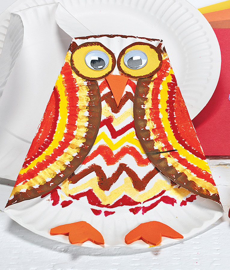 Paper Plate Owl Creative Activity