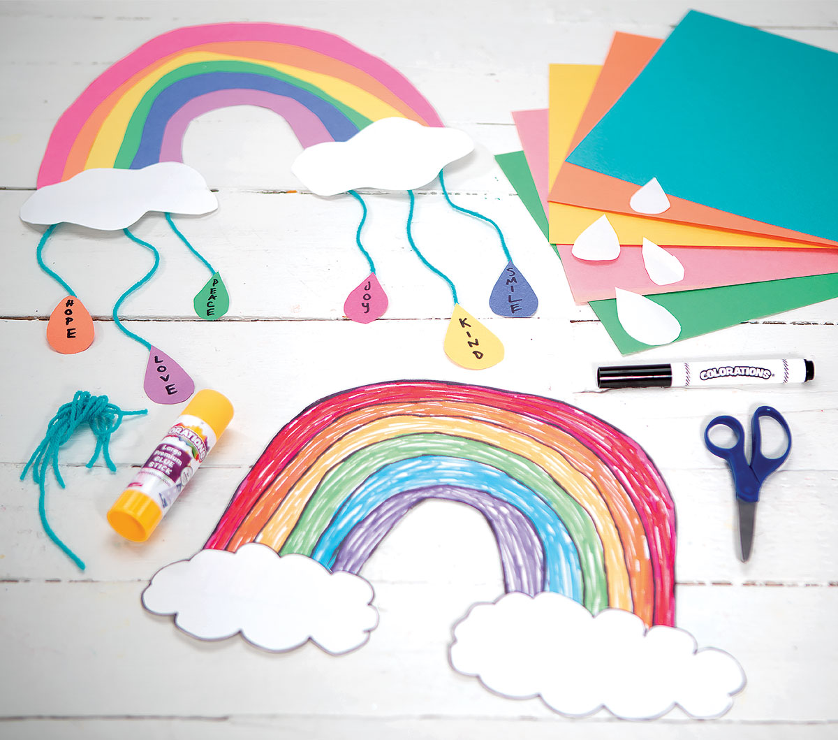 Rainbow of Kindness Mobile Creative Craft Activity