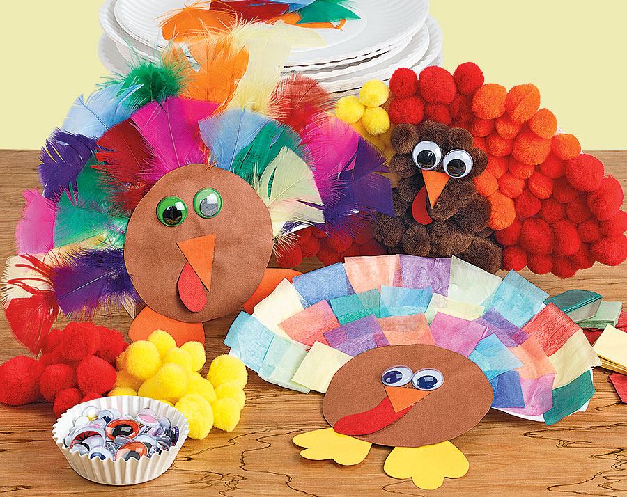 Decorate Your Own Gobbler Creative Activity