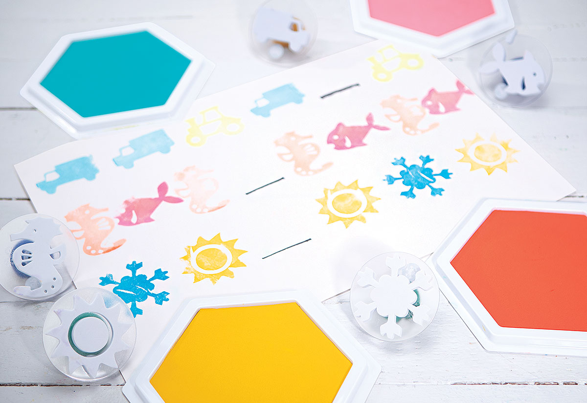 Pattern Stamping Designs Pattern Stamping Creative Activity