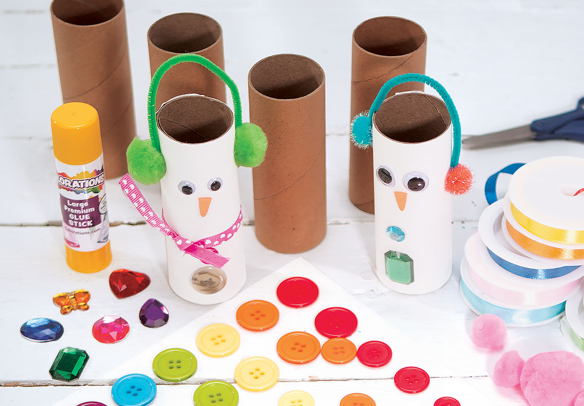 Snow Ruler Craft Snow Craft Rolls Creative Activity